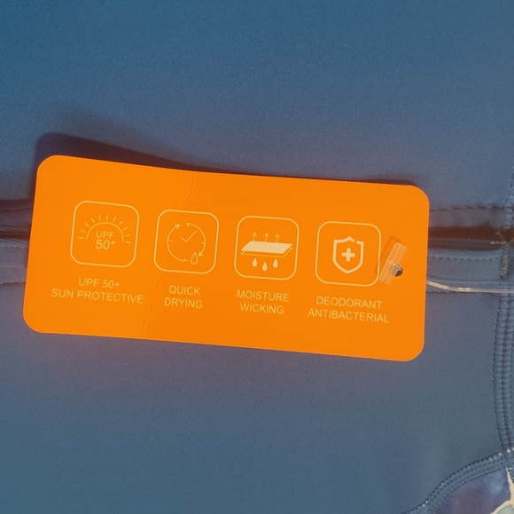 Womens Full Body Rash Guard Long Sleeve One Piece Bathing Suit with Built bra - Picture 5 of 8